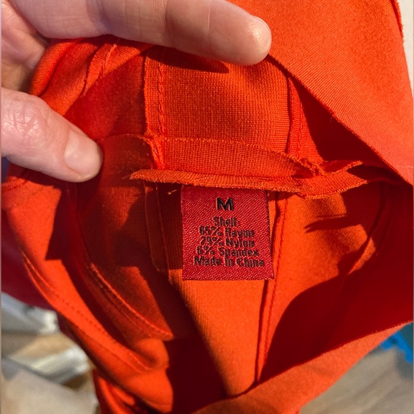 5/48 Fun Orange Cocktail Dress from Saks. Size M. - Picture 4 of 6
